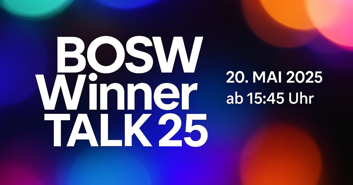 BOSW Winner Talk 2025